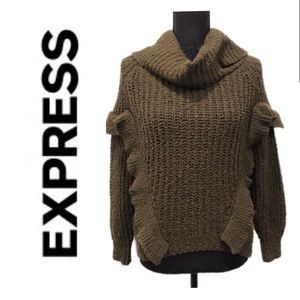 🆕 Express | Front Ruffled Sweater